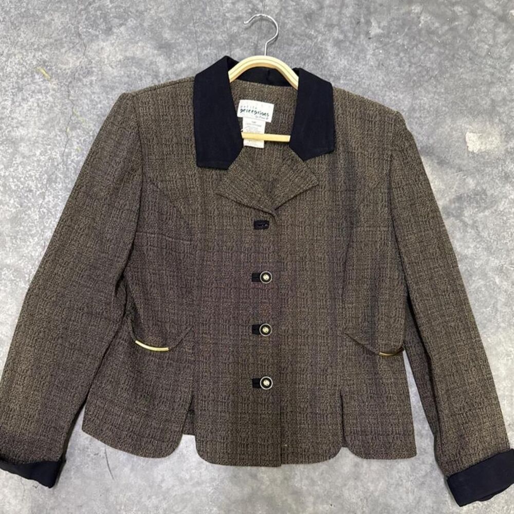 American-vintage Women's Brown and Khaki Jacket